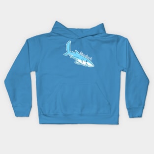 blue shark Kids Hoodie